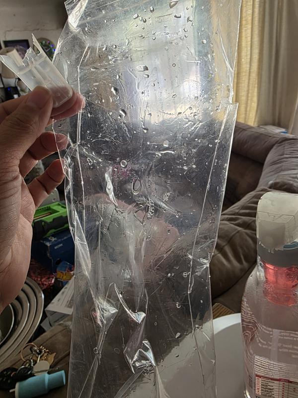 Wet bag from leakage