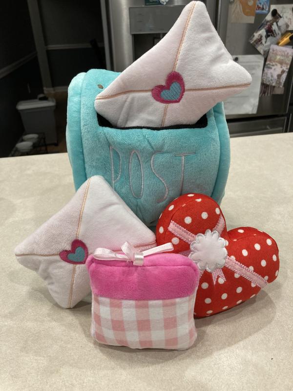 Frisco Valentine Love Letters Latex Squeaky Dog Toy