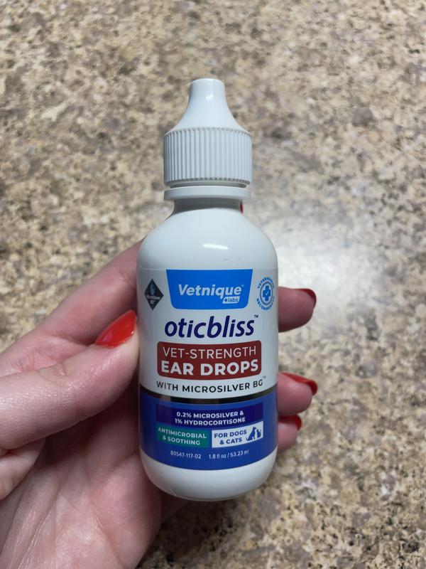 VETNIQUE LABS OticBliss Advanced Vet Strength Medicated Ear Infection ...