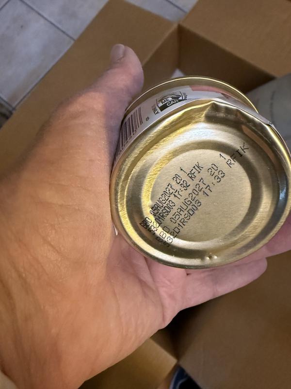 Multiple cans were crushed.
