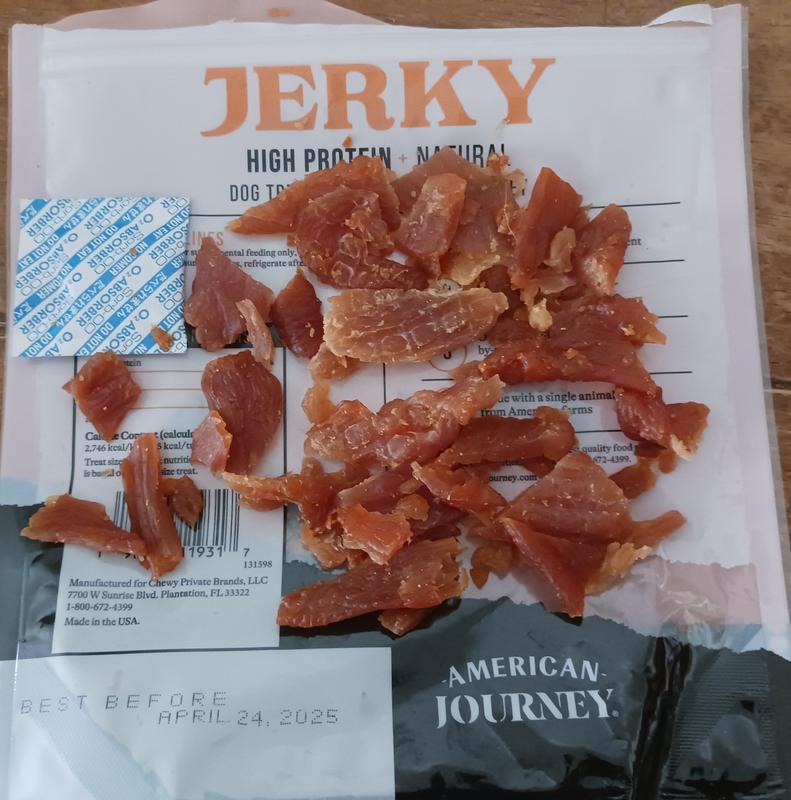 Chewy Limited Ingredient Turkey Jerky Natural Grain-Free Dog Treats (FORMERLY AMERICAN JOURNEY)