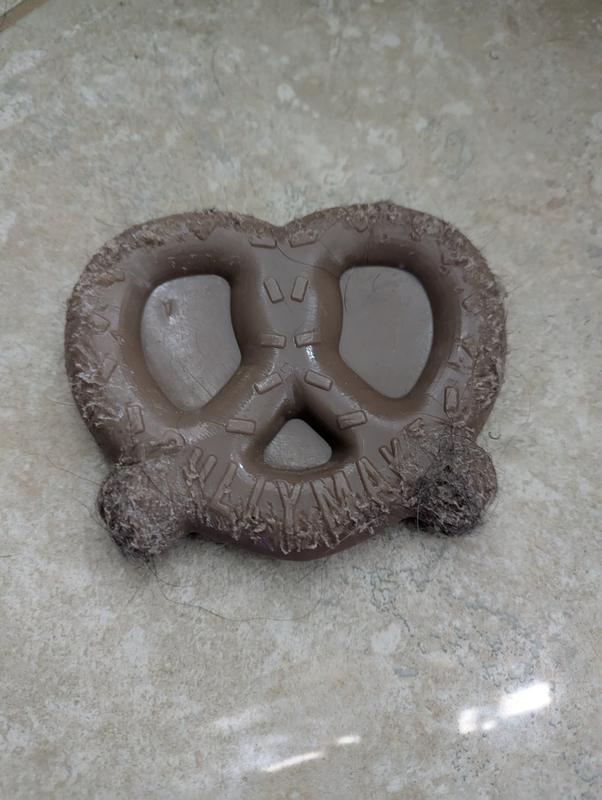 After a few days of chewing by a rottweiler.