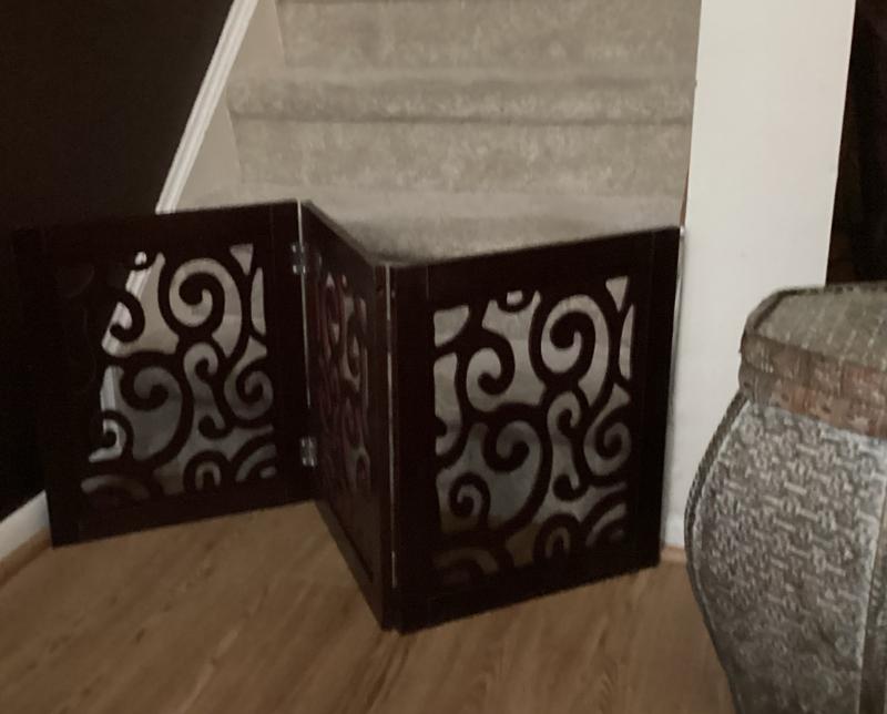 Small Scrolled Pet Gate