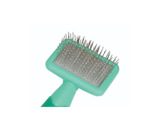 Slicker brush with plastic 2024 tips