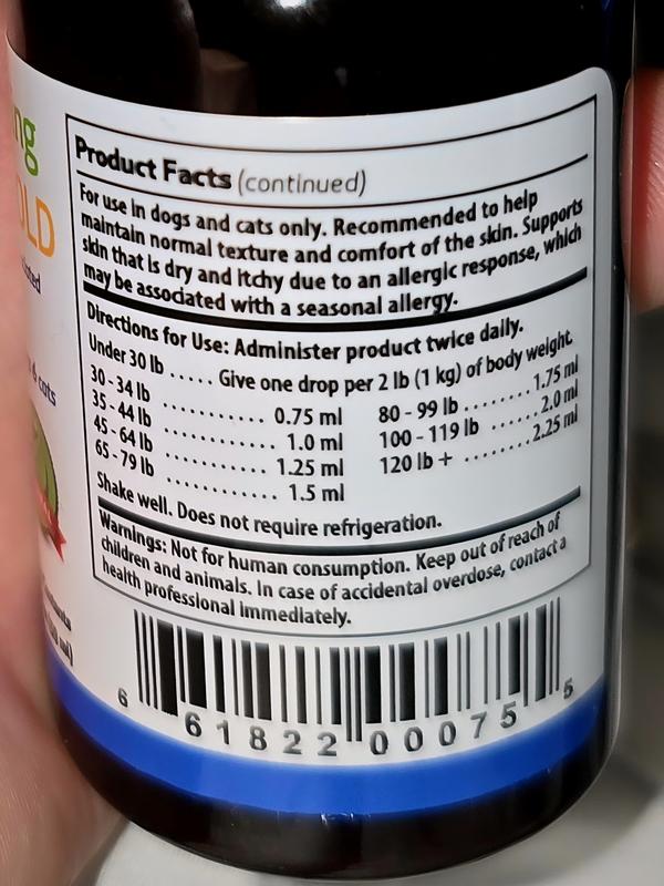 It only takes a little dose for cats.