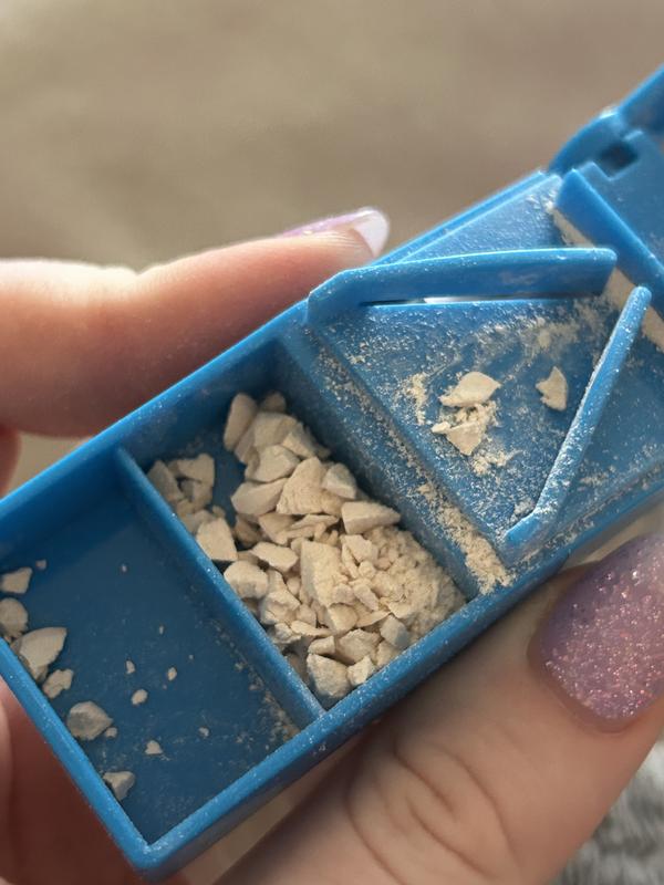 How much is wasted after cutting in half.