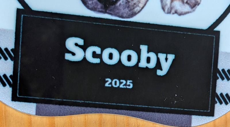 Name is GREENISH instead of white.