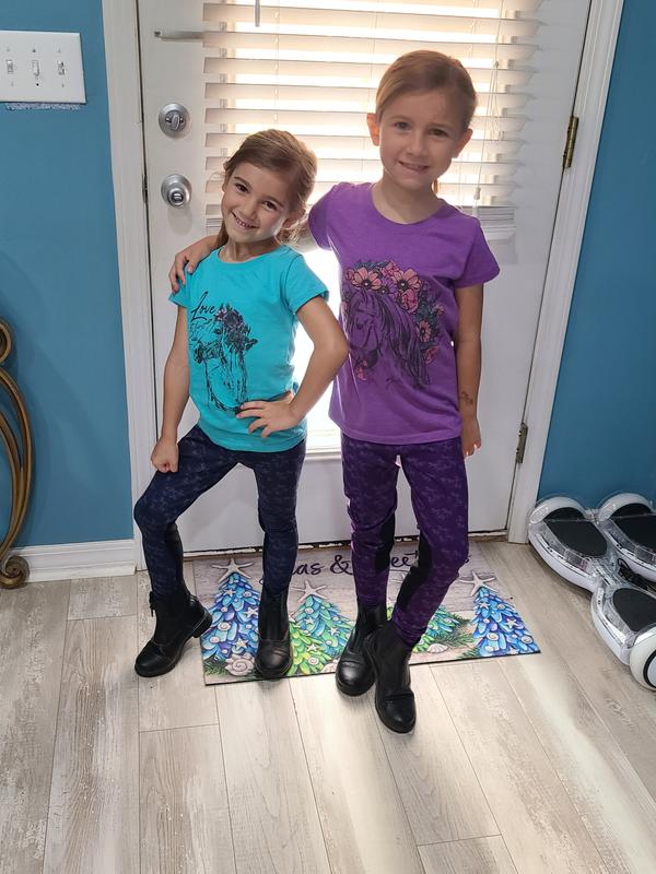 Sisters ready to ride.