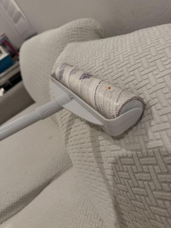 Couch lint rolling