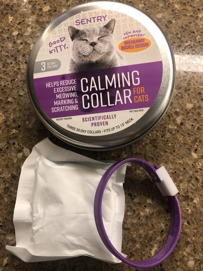 Sentry calming collar discount for cats reviews