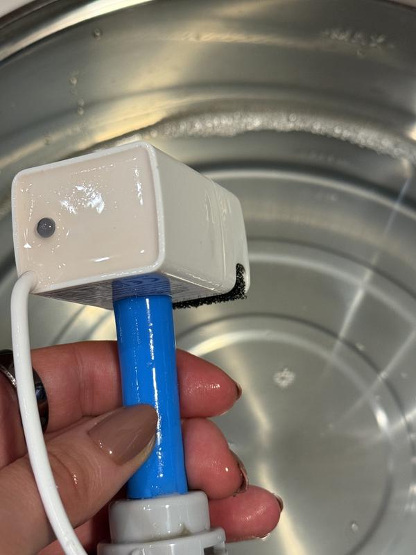 The white was turning pink