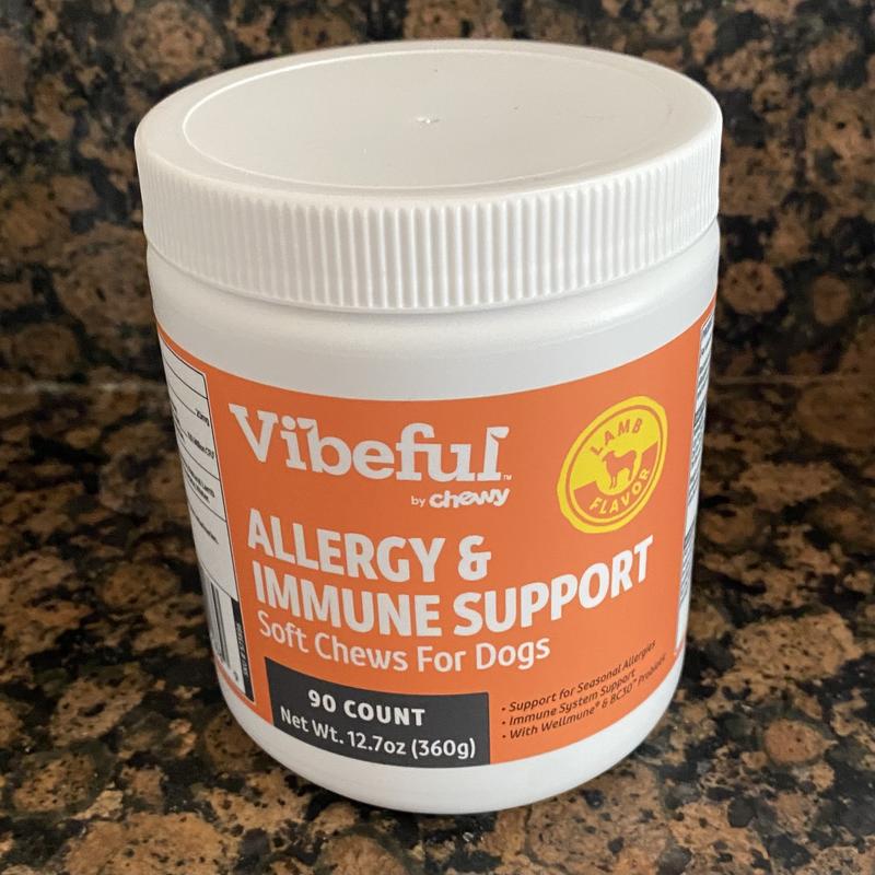 VIBEFUL Allergy & Immune Support Lamb Flavored Soft Chews Allergy ...