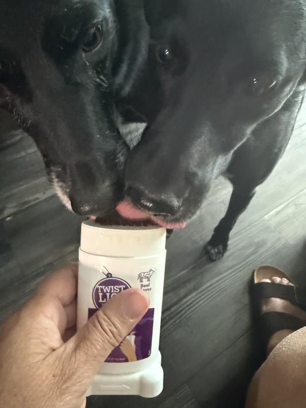 The first 2 pictures is when I got it out of the box. The last 2 pictures is them trying it. It was hard to get it away from them