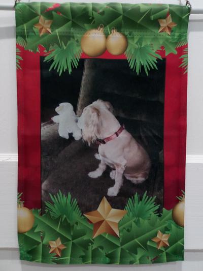 FRISCO Christmas Personalized Double Sided Printed Holidays Garden Flag ...