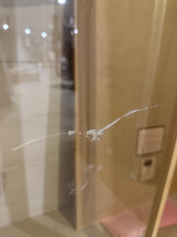 Cracked window