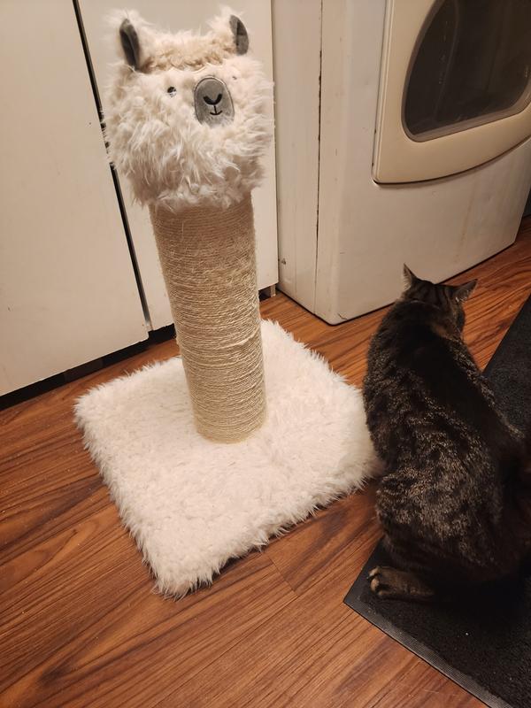 FRISCO Animal Series Cat Scratching Post, Llama