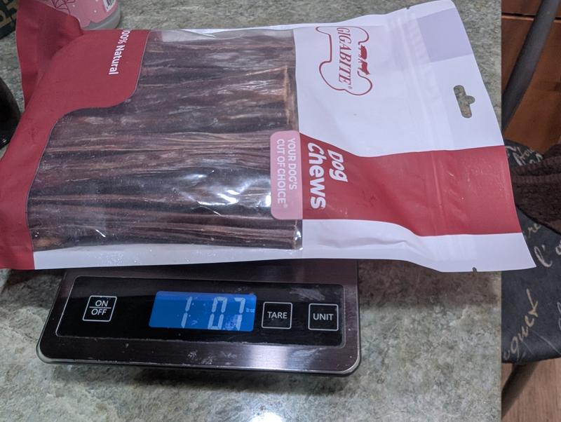 Unopened bag. 1 lb.  NOT 1.3 as indicated in description.