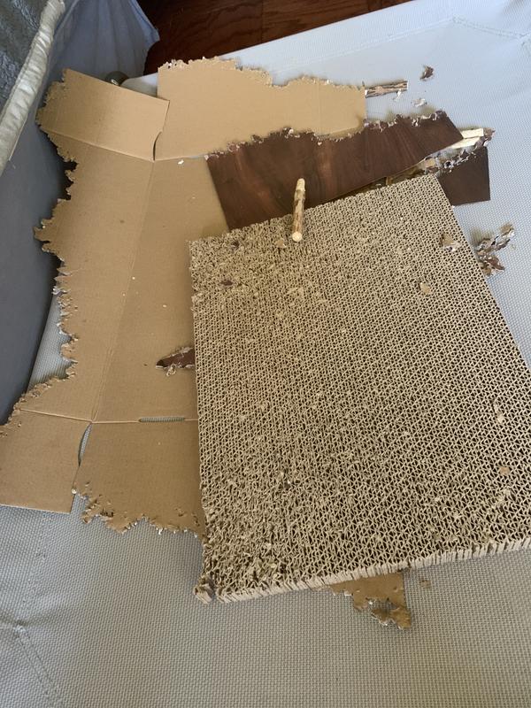 what they left of it.