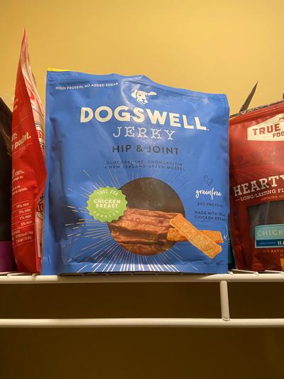 Dogswell hip clearance and joint jerky