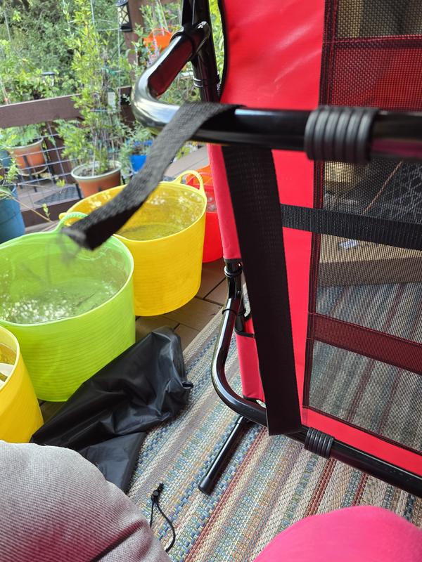 Support straps ripped