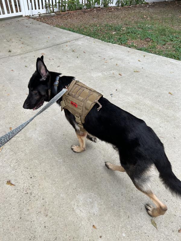 ONETIGRIS FIRE WATCHER 2.0 Tactical Dog Harness Black Medium Chest Girth 24 32 in Chewy