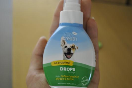 Fresh breath clearance drops for dogs