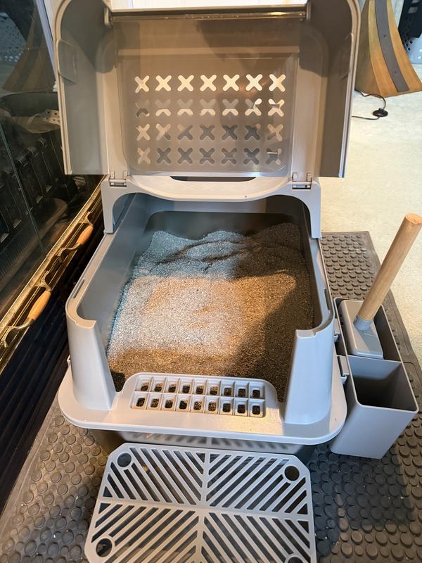 Opened top for scooping