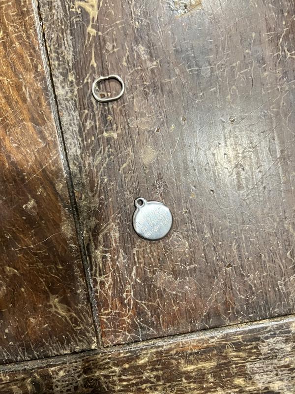 Can’t read the contact information at all. The whole point of an ID tag is the information..