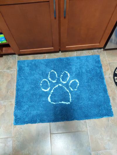 DOG GONE SMART Dirty Dog Doormat, Grey, Large