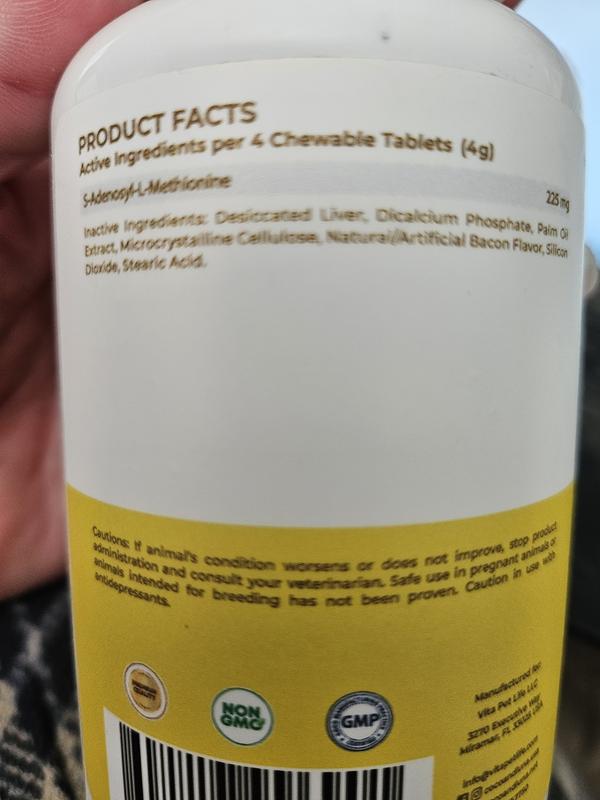 4 tablets needed to get to 225mg!!!