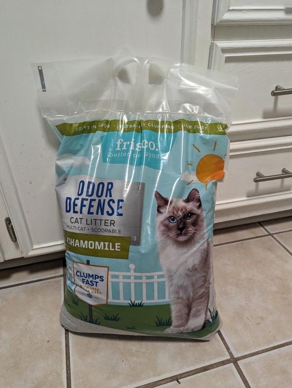 FRISCO Odor Defense Chamomile Scented Clumping Clay Litter, 35lb bag