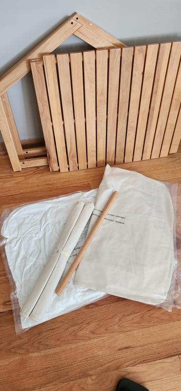 The pets like their new bed!