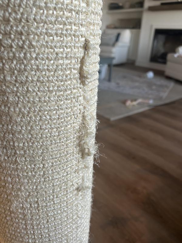 Quickly began to shred at the seam.