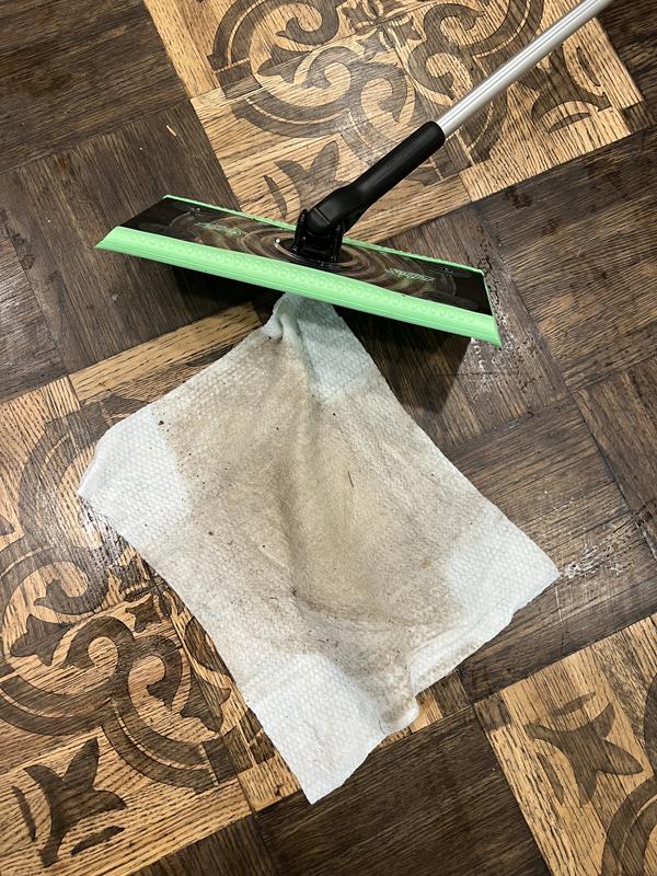 Picked up so much dirt! Clean smell!