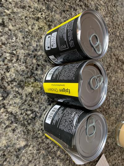 Seals that are impaired on 3 cans in one case