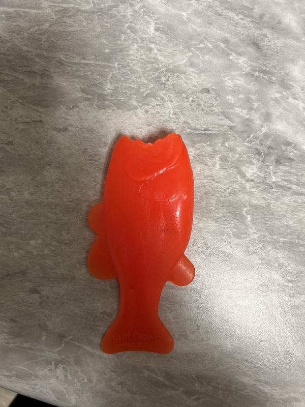 RUFF DAWG FlyingFish Dog Fetch Toy, Color Varies, Minnow