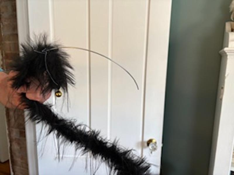 It wasn't long before the fur separated from the metal spring end and the toy was removed to the garage!