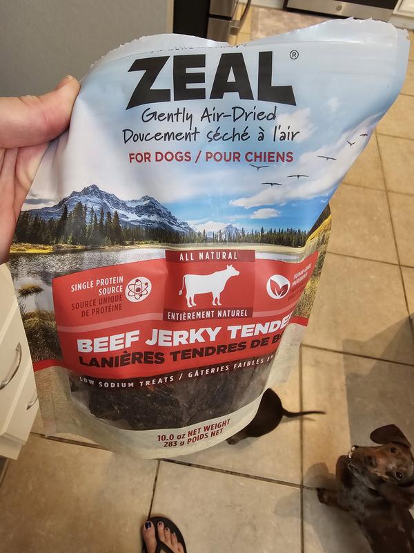 ZEAL Gently Air-Dried All-Natural Grain-Free Beef Jerky Tenders