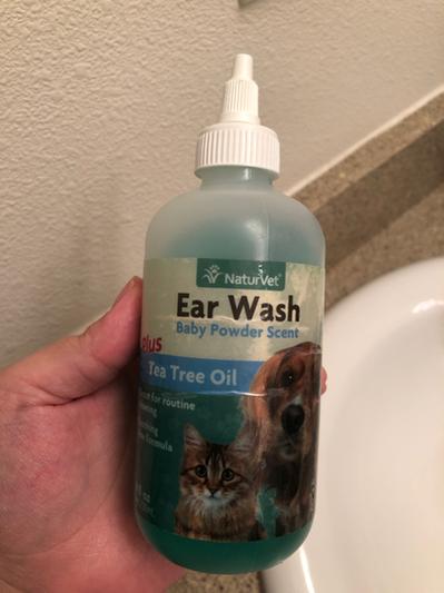 NaturVet Ear Wash with Tea Tree Oil - 4 oz.