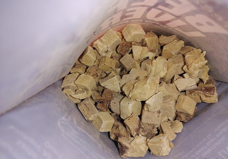 What the treats look like when the bag is first opened.