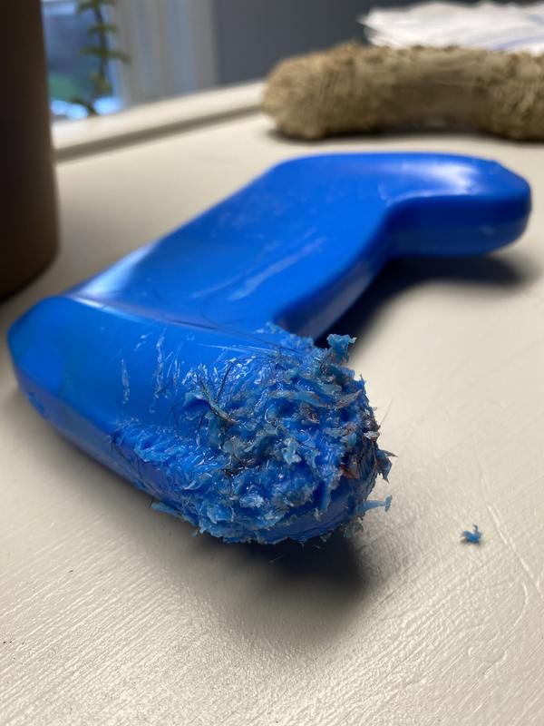 BULLYMAKE Controller Dog Toy, Blue