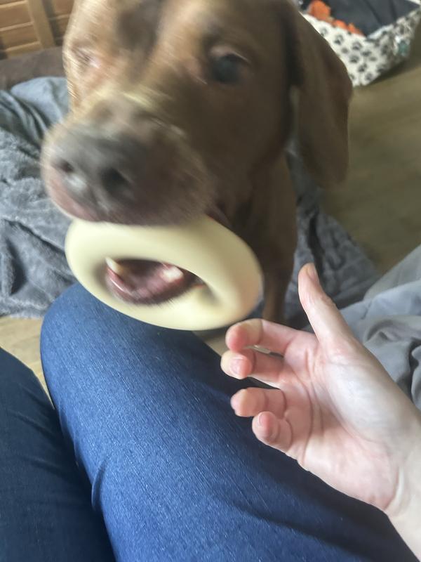 He took it out of my hands he couldn’t wait