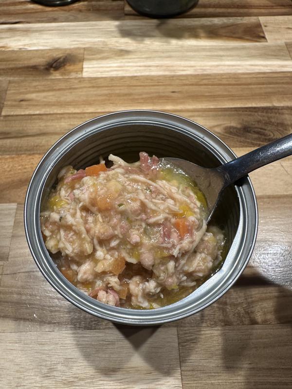 Shredded chicken and beef