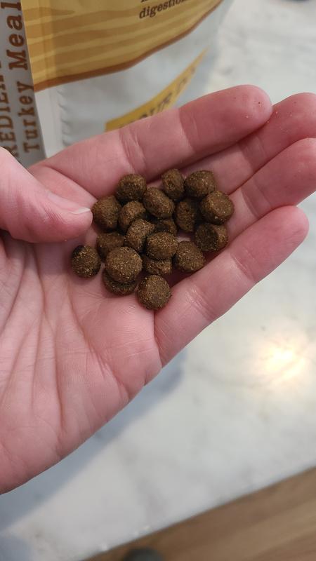 Small, uniform kibbles