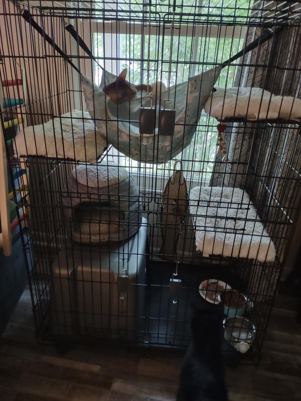 FRISCO Collapsible Wire Cat Cage Playpen