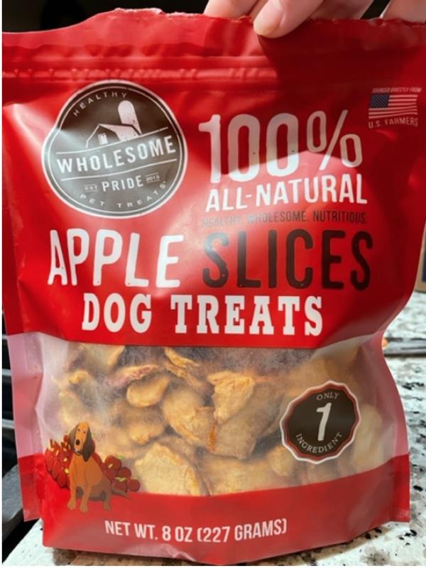 Wholesome Pride Pet Treats Pumpkin Slices Dehydrated Dog Treats