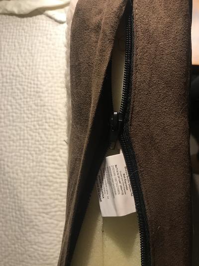 Split zipper, 3 week old dog bed