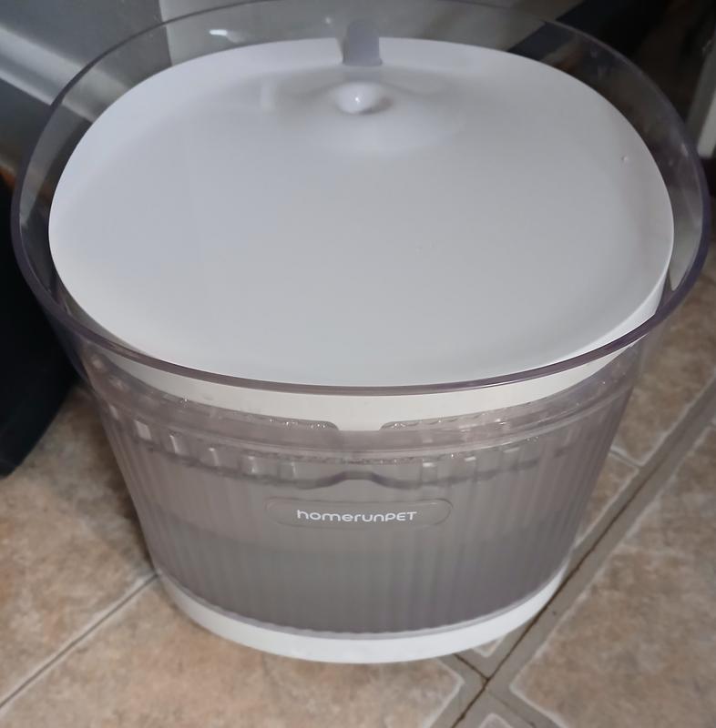 Takes about the same amount of space as a regular water bowl.