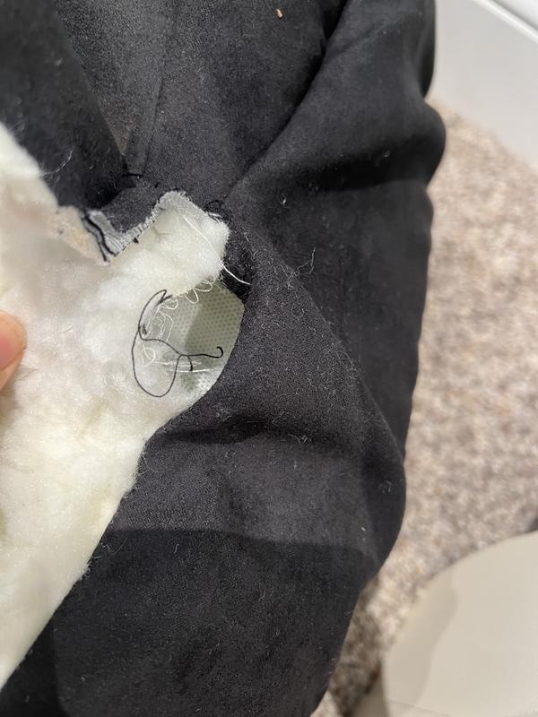 ripped at the seam