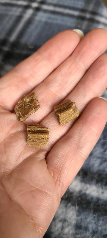 Size of Acana Duck Jerky bites